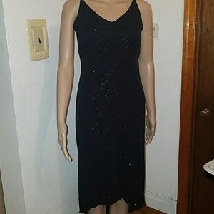 Black glittery dress